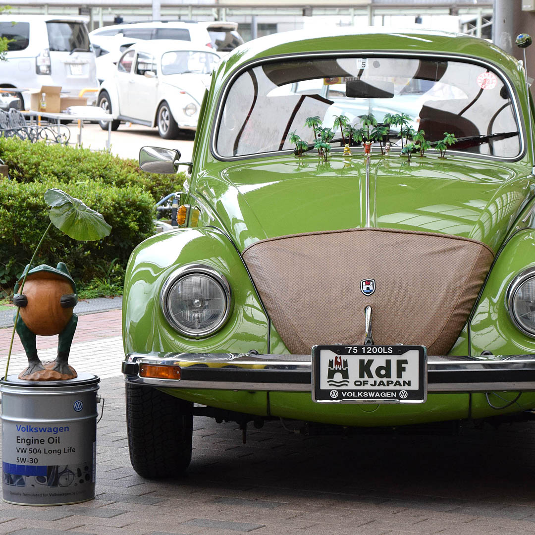 Green VW Beetle
